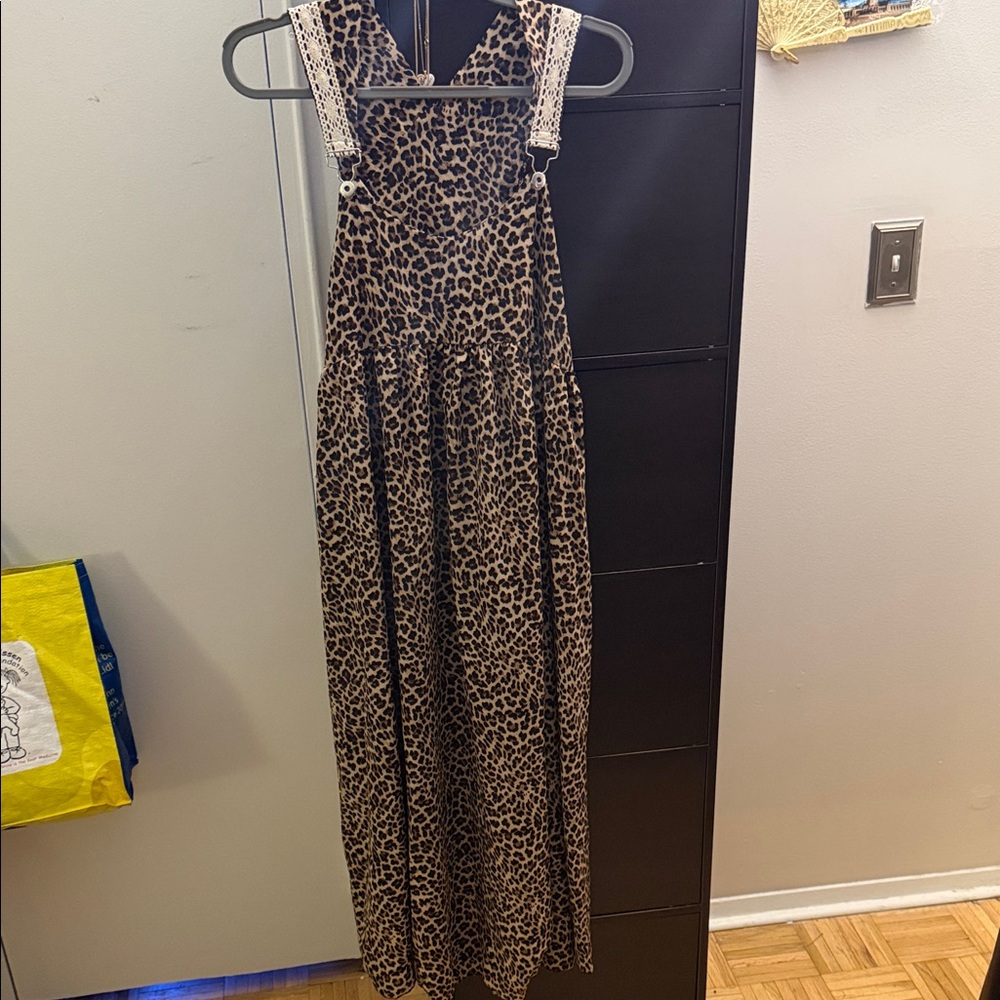 Leopard Print Maxi Dress